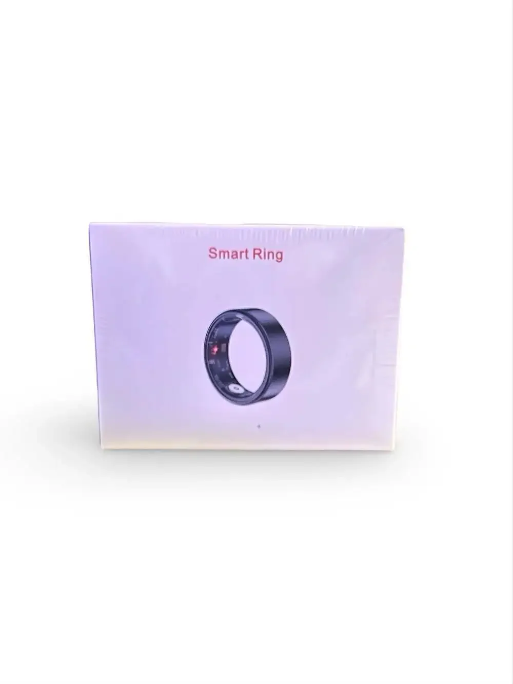 JRing Smart Health Fitness Tracker Ring with Heart Rate Sensor - Black, Size 8